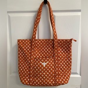 Vera Bradley Texas Longhorns Tote / College Football Texas / Large Bag / Pockets